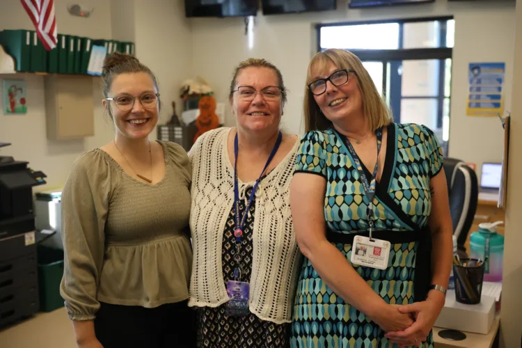 Bush Elementary School main office team keeps school running smoothly